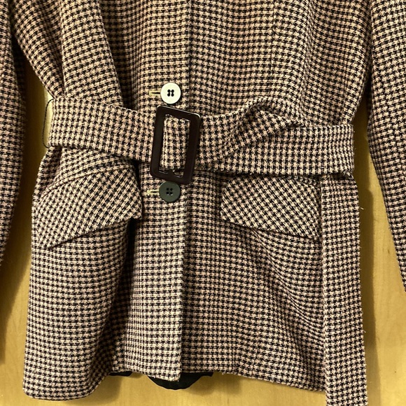 Ann Taylor Loft Wool Blazer with belt, women’s size 6 - Picture 4 of 11